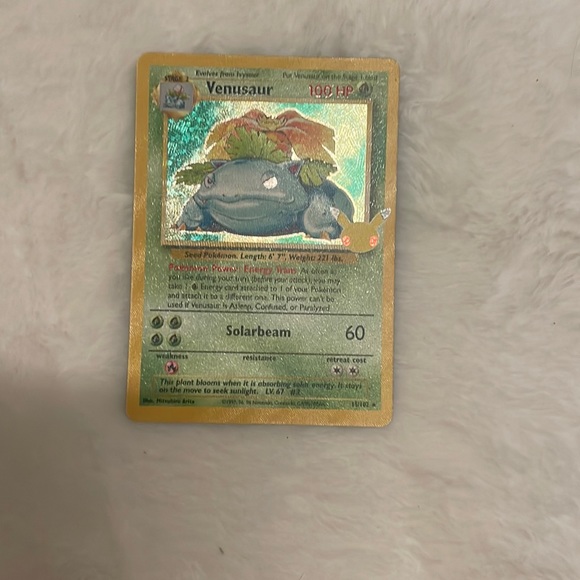 Venusaur 15/102 Pokemon Card - Picture 1 of 2